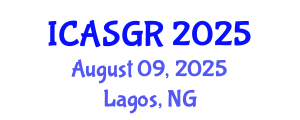 International Conference on Animal Sciences and Genetic Research (ICASGR) August 09, 2025 - Lagos, Nigeria