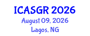 International Conference on Animal Sciences and Genetic Research (ICASGR) August 09, 2026 - Lagos, Nigeria