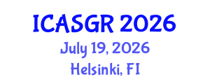 International Conference on Animal Sciences and Genetic Research (ICASGR) July 19, 2026 - Helsinki, Finland