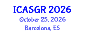 International Conference on Animal Sciences and Genetic Research (ICASGR) October 25, 2026 - Barcelona, Spain