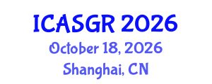 International Conference on Animal Sciences and Genetic Research (ICASGR) October 18, 2026 - Shanghai, China International Conference on Animal Sciences and Genetic Research (ICASGR) October 18, 2026 - Shanghai, China