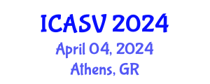 International Conference on Animal Sciences and Veterinary (ICASV) April 04, 2024 - Athens, Greece