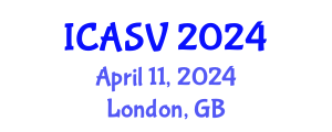 International Conference on Animal Sciences and Veterinary (ICASV) April 11, 2024 - London, United Kingdom