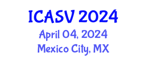 International Conference on Animal Sciences and Veterinary (ICASV) April 04, 2024 - Mexico City, Mexico