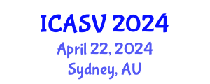 International Conference on Animal Sciences and Veterinary (ICASV) April 22, 2024 - Sydney, Australia