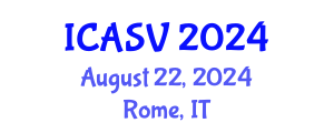 International Conference on Animal Sciences and Veterinary (ICASV) August 22, 2024 - Rome, Italy