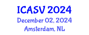 International Conference on Animal Sciences and Veterinary (ICASV) December 02, 2024 - Amsterdam, Netherlands
