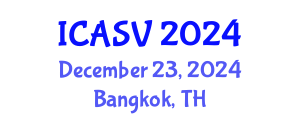 International Conference on Animal Sciences and Veterinary (ICASV) December 23, 2024 - Bangkok, Thailand