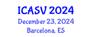 International Conference on Animal Sciences and Veterinary (ICASV) December 23, 2024 - Barcelona, Spain