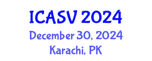 International Conference on Animal Sciences and Veterinary (ICASV) December 30, 2024 - Karachi, Pakistan
