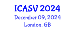 International Conference on Animal Sciences and Veterinary (ICASV) December 09, 2024 - London, United Kingdom