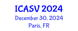 International Conference on Animal Sciences and Veterinary (ICASV) December 30, 2024 - Paris, France