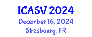 International Conference on Animal Sciences and Veterinary (ICASV) December 16, 2024 - Strasbourg, France
