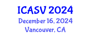 International Conference on Animal Sciences and Veterinary (ICASV) December 16, 2024 - Vancouver, Canada