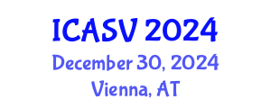 International Conference on Animal Sciences and Veterinary (ICASV) December 30, 2024 - Vienna, Austria