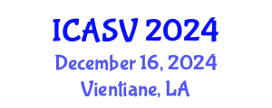 International Conference on Animal Sciences and Veterinary (ICASV) December 16, 2024 - Vientiane, Laos