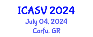 International Conference on Animal Sciences and Veterinary (ICASV) July 04, 2024 - Corfu, Greece