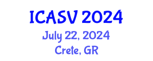 International Conference on Animal Sciences and Veterinary (ICASV) July 22, 2024 - Crete, Greece