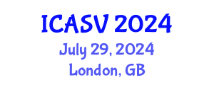 International Conference on Animal Sciences and Veterinary (ICASV) July 29, 2024 - London, United Kingdom