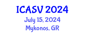 International Conference on Animal Sciences and Veterinary (ICASV) July 15, 2024 - Mykonos, Greece