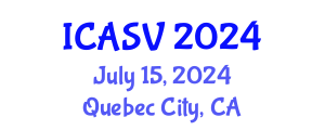 International Conference on Animal Sciences and Veterinary (ICASV) July 15, 2024 - Quebec City, Canada