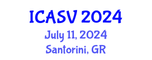 International Conference on Animal Sciences and Veterinary (ICASV) July 11, 2024 - Santorini, Greece