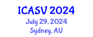 International Conference on Animal Sciences and Veterinary (ICASV) July 29, 2024 - Sydney, Australia