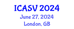 International Conference on Animal Sciences and Veterinary (ICASV) June 27, 2024 - London, United Kingdom