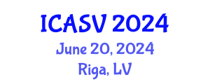 International Conference on Animal Sciences and Veterinary (ICASV) June 20, 2024 - Riga, Latvia