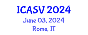 International Conference on Animal Sciences and Veterinary (ICASV) June 03, 2024 - Rome, Italy