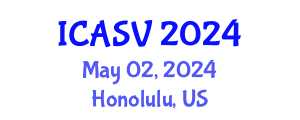 International Conference on Animal Sciences and Veterinary (ICASV) May 02, 2024 - Honolulu, United States