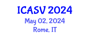 International Conference on Animal Sciences and Veterinary (ICASV) May 02, 2024 - Rome, Italy