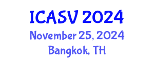 International Conference on Animal Sciences and Veterinary (ICASV) November 25, 2024 - Bangkok, Thailand