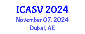 International Conference on Animal Sciences and Veterinary (ICASV) November 07, 2024 - Dubai, United Arab Emirates