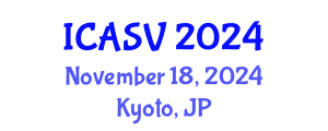International Conference on Animal Sciences and Veterinary (ICASV) November 18, 2024 - Kyoto, Japan