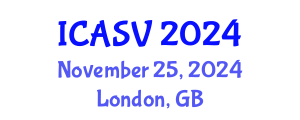 International Conference on Animal Sciences and Veterinary (ICASV) November 25, 2024 - London, United Kingdom