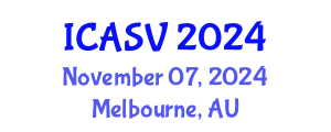 International Conference on Animal Sciences and Veterinary (ICASV) November 07, 2024 - Melbourne, Australia