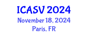 International Conference on Animal Sciences and Veterinary (ICASV) November 18, 2024 - Paris, France