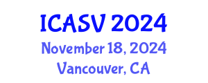 International Conference on Animal Sciences and Veterinary (ICASV) November 18, 2024 - Vancouver, Canada