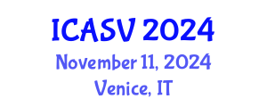 International Conference on Animal Sciences and Veterinary (ICASV) November 11, 2024 - Venice, Italy