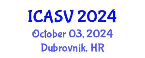 International Conference on Animal Sciences and Veterinary (ICASV) October 03, 2024 - Dubrovnik, Croatia
