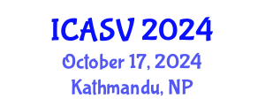 International Conference on Animal Sciences and Veterinary (ICASV) October 17, 2024 - Kathmandu, Nepal