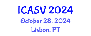 International Conference on Animal Sciences and Veterinary (ICASV) October 28, 2024 - Lisbon, Portugal
