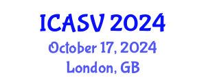 International Conference on Animal Sciences and Veterinary (ICASV) October 17, 2024 - London, United Kingdom