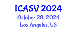 International Conference on Animal Sciences and Veterinary (ICASV) October 28, 2024 - Los Angeles, United States