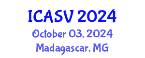 International Conference on Animal Sciences and Veterinary (ICASV) October 03, 2024 - Madagascar, Madagascar