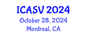International Conference on Animal Sciences and Veterinary (ICASV) October 28, 2024 - Montreal, Canada