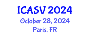 International Conference on Animal Sciences and Veterinary (ICASV) October 28, 2024 - Paris, France
