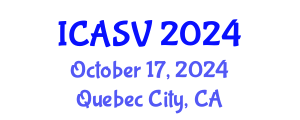 International Conference on Animal Sciences and Veterinary (ICASV) October 17, 2024 - Quebec City, Canada