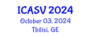 International Conference on Animal Sciences and Veterinary (ICASV) October 03, 2024 - Tbilisi, Georgia